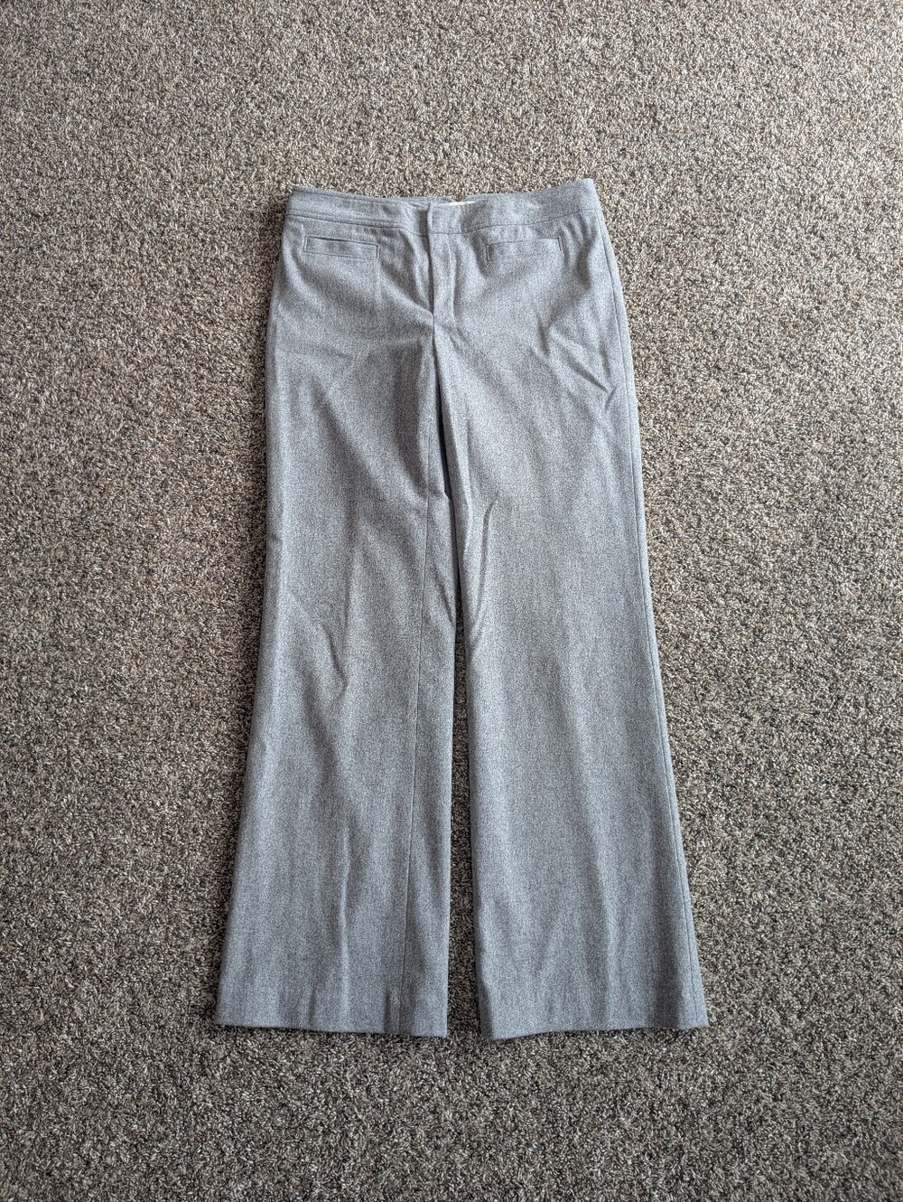 Banana Republic Y2K Harrison Wool Cashmere Blend Trouser Dress Pants Size 10